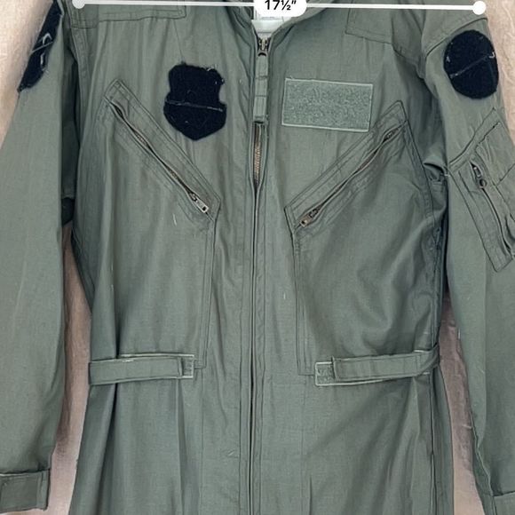 Vintage Unisex Air Force Fly Suit - Fire Retardant- 40R - Picture 7 of 10